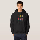 Summer Fruit Popsicles Creamsicles Chocolade Ice C Hoodie (Voorkant volledig)