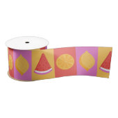 Summer Fruit Ribbon Satijnen Lint (Spoel)