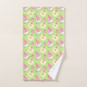Summer Fruit Slicks Green Handdoek (Handdoek)