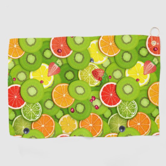 Summer Fruits 2 Golfhanddoek (Horizontaal)