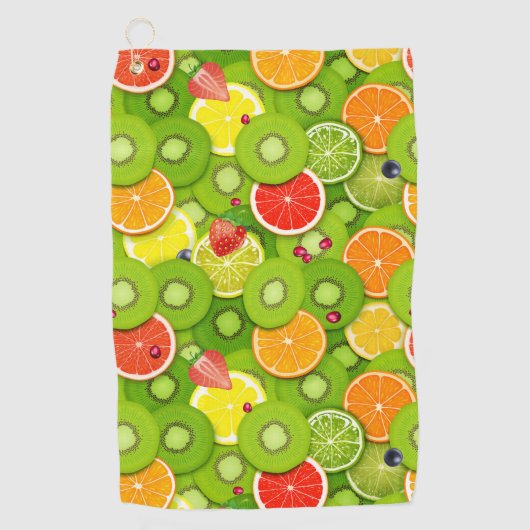 Summer Fruits 2 Golfhanddoek (Voorkant)