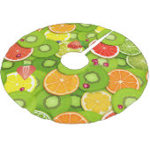 Summer Fruits 2 Kerstboom Rok (Gekanteld)