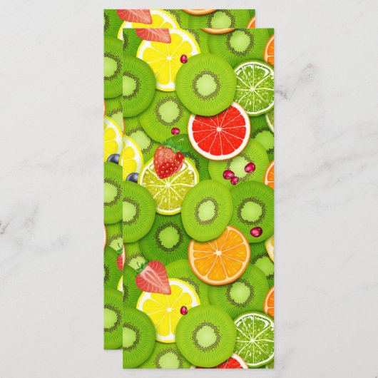 Summer Fruits 2 Menu (Voorkant / Achterkant)