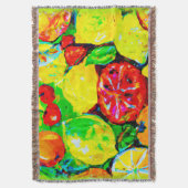 "Summer Fruits" — Cute Art. Nu kopen Deken (Voorkant Verticaal)