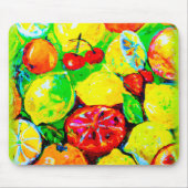 "Summer Fruits" — Cute Art. Nu kopen Muismat (Voorkant)