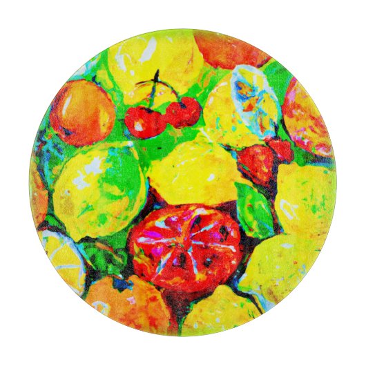 "Summer Fruits" — Cute Art. Nu kopen Snijplank (Voorkant)