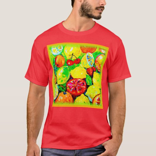 "Summer Fruits" — Cute Art. Nu kopen T-shirt (Voorkant)