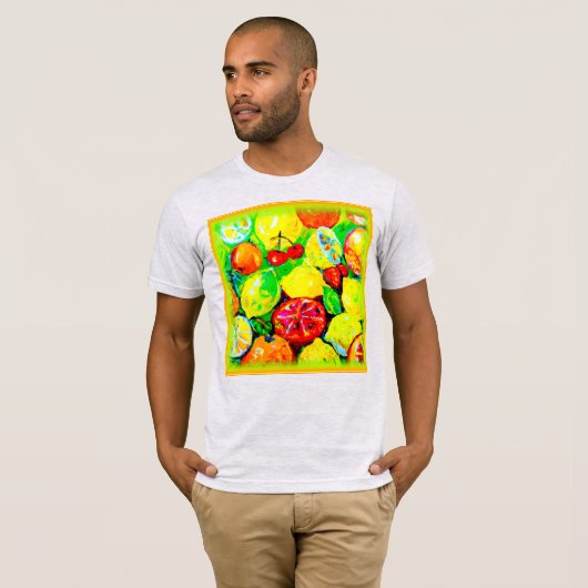 "Summer Fruits" — Cute Art. Nu kopen T-shirt (Voorkant volledig)