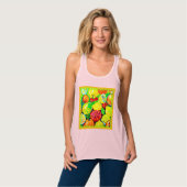 "Summer Fruits" — Cute Art. Nu kopen Tanktop (Volledige Voorkant)
