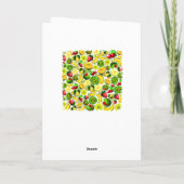 Summer Fruits Juicy Pattern Wenskaart Kaart (Achterkant)