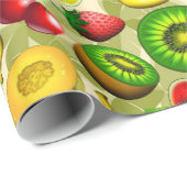 Summer Fruits Juicy PatterWrapping Paper Cadeaupapier (Rol Hoek)