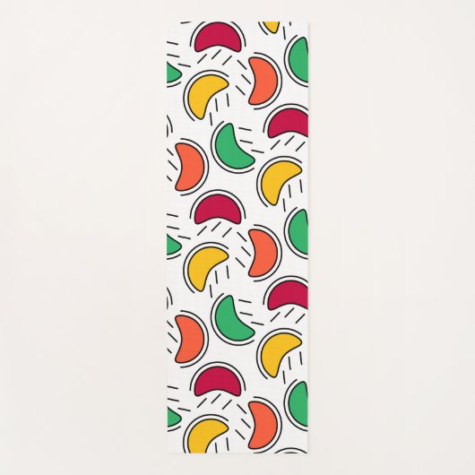 Summer Fruity Yogamat (Voorkant)
