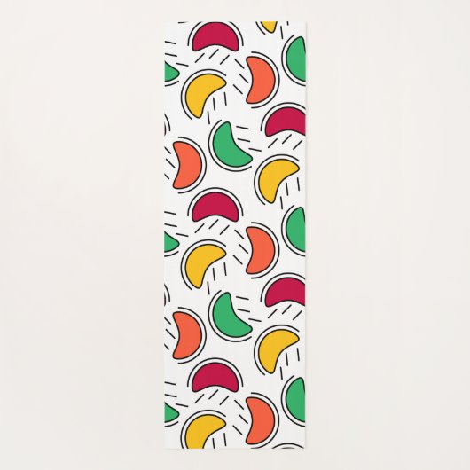 Summer Fruity Yogamat (Achterkant)
