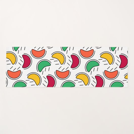 Summer Fruity Yogamat (Voorkant (horizontaal))