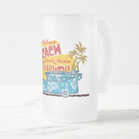 Summer Fun Beach Familie Reünie  Mok (Voorkant rechts)