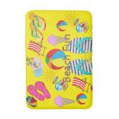 Summer Fun Beach House Bathroom Bath Mat (Voorkant Verticaal)