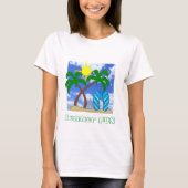 Summer Fun Beach Theme T-Shirt (Voorkant)