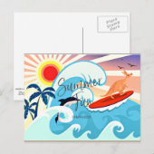 Summer Fun, beneden Briefkaart (Voorkant / Achterkant)