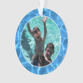 Summer Fun bij Grandouders Family Photo Ornament (voorkant)