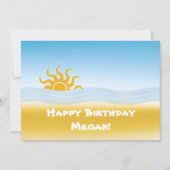 Summer Fun Birthday Kaart (Voorkant)