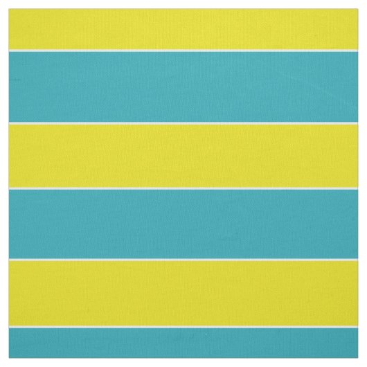 Summer Fun Blue en Yellow Stripe Stof (Swatch)