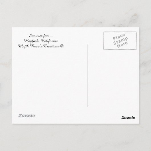 Summer Fun... Briefkaart (Achterkant)