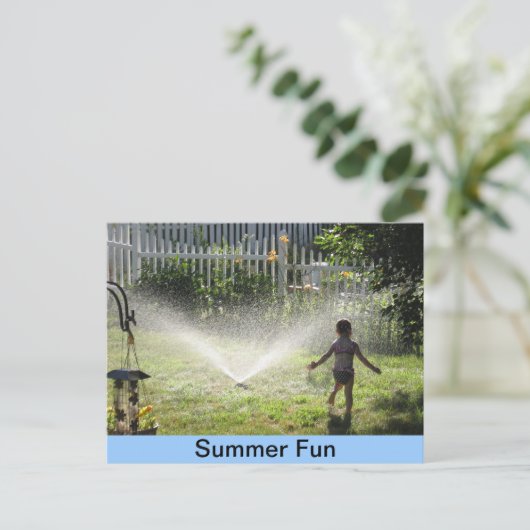 Summer Fun Briefkaart (Staand voorkant)