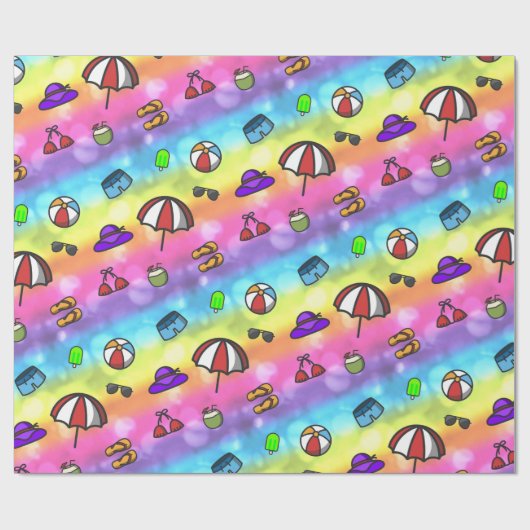 Summer Fun Cadeaupapier (Vlak)