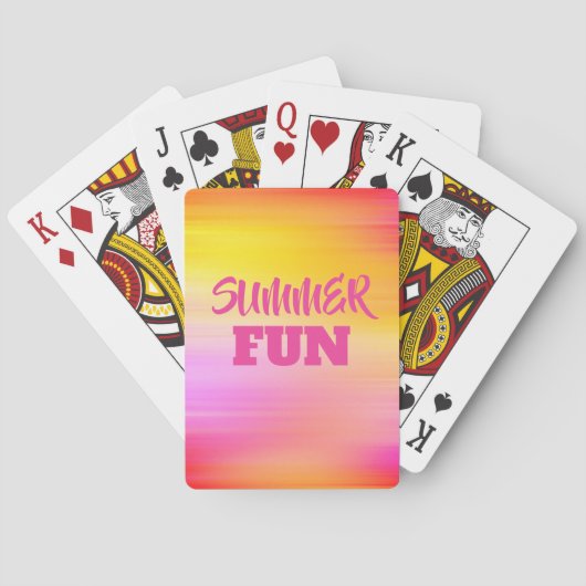 Summer Fun Classic Palling Cards Pokerkaarten (Achterkant)