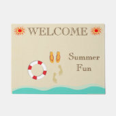 Summer Fun Deuren Mat (Voorkant)