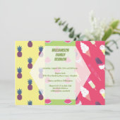 Summer Fun Family Reunion Kaart (Staand voorkant)