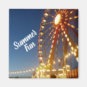 Summer Fun Ferris Wheel Carnival Rides Festival Magneet