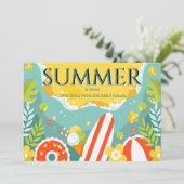 Summer Fun Kaart (Staand voorkant)