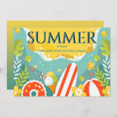 Summer Fun Kaart (Voorkant / Achterkant)