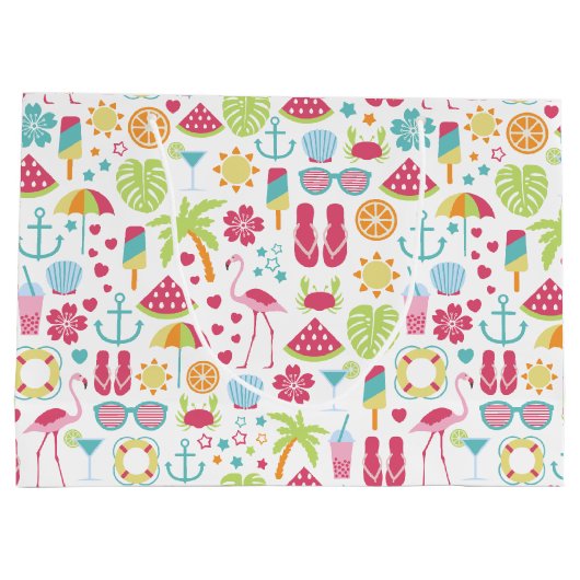 Summer Fun Large Gift Bag Groot Cadeauzakje (Achterkant)
