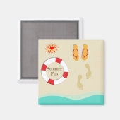 Summer Fun Magnet (Voorkant / Achterkant)