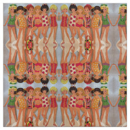 Summer Fun Paper Dolls Stof