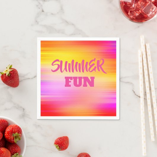 Summer Fun Paper Napkin Servet (Insitu)