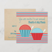 Summer Fun Party 4e uitnodiging juli (Voorkant / Achterkant)