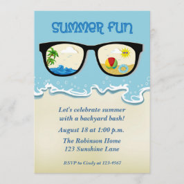 Summer Fun Party Uitnodiging