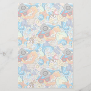 Summer Fun Pattern Briefpapier