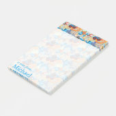 Summer Fun Pattern | Jouw namen toevoegen Post-it® Notes (Schuin)