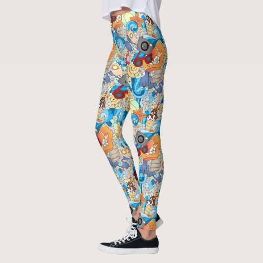 Summer Fun Pattern Leggings (Links)