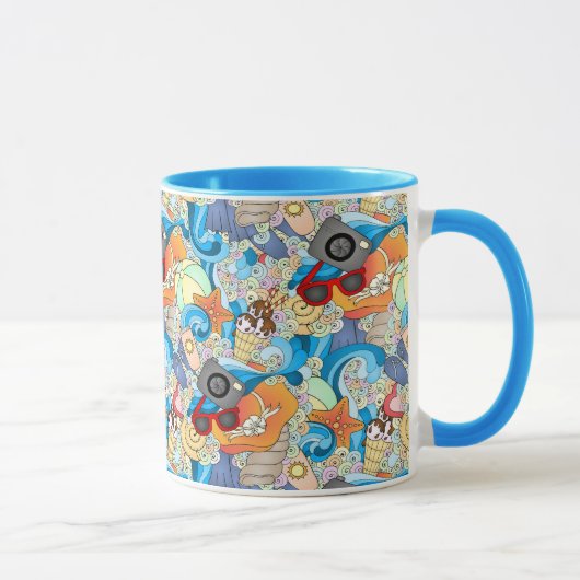 Summer Fun Pattern Mok (Rechts)