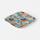 Summer Fun Pattern Papieren Bordje (Gebogen)