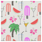 Summer Fun Pattern Stof (Close Up)