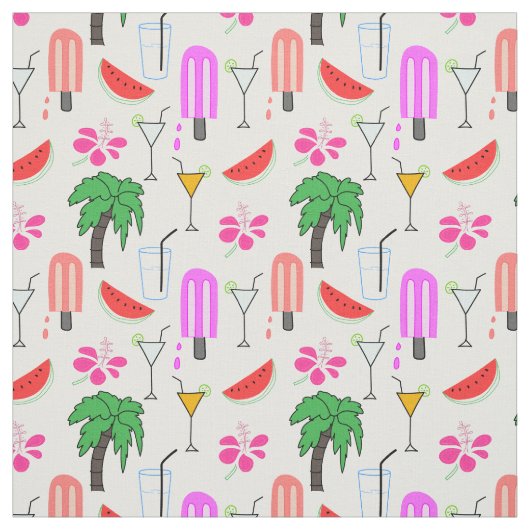 Summer Fun Pattern Stof (Swatch)
