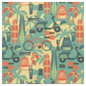 Summer Fun Pattern Stof (Close Up)