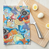 Summer Fun Pattern Theedoek (Quarter Fold)