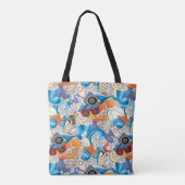 Summer Fun Pattern Tote Bag (Achterkant)